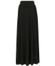 Black A-Line Jersey Skirt