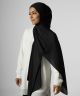 Black Modal Luxe Hijab Scarf