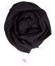 Black Textured Luxe Chiffon Hijab Scarf