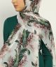 Floral Fantasy Printed Crinkle Chiffon Hijab Scarf