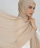 Amethyst chiffon hijab scarf