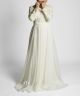 White Vine Sequin Body Gown
